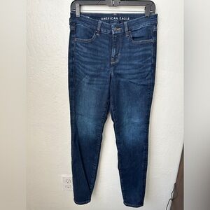 American Eagle Outfitters Dark Blue Stratch Jegging Jeans